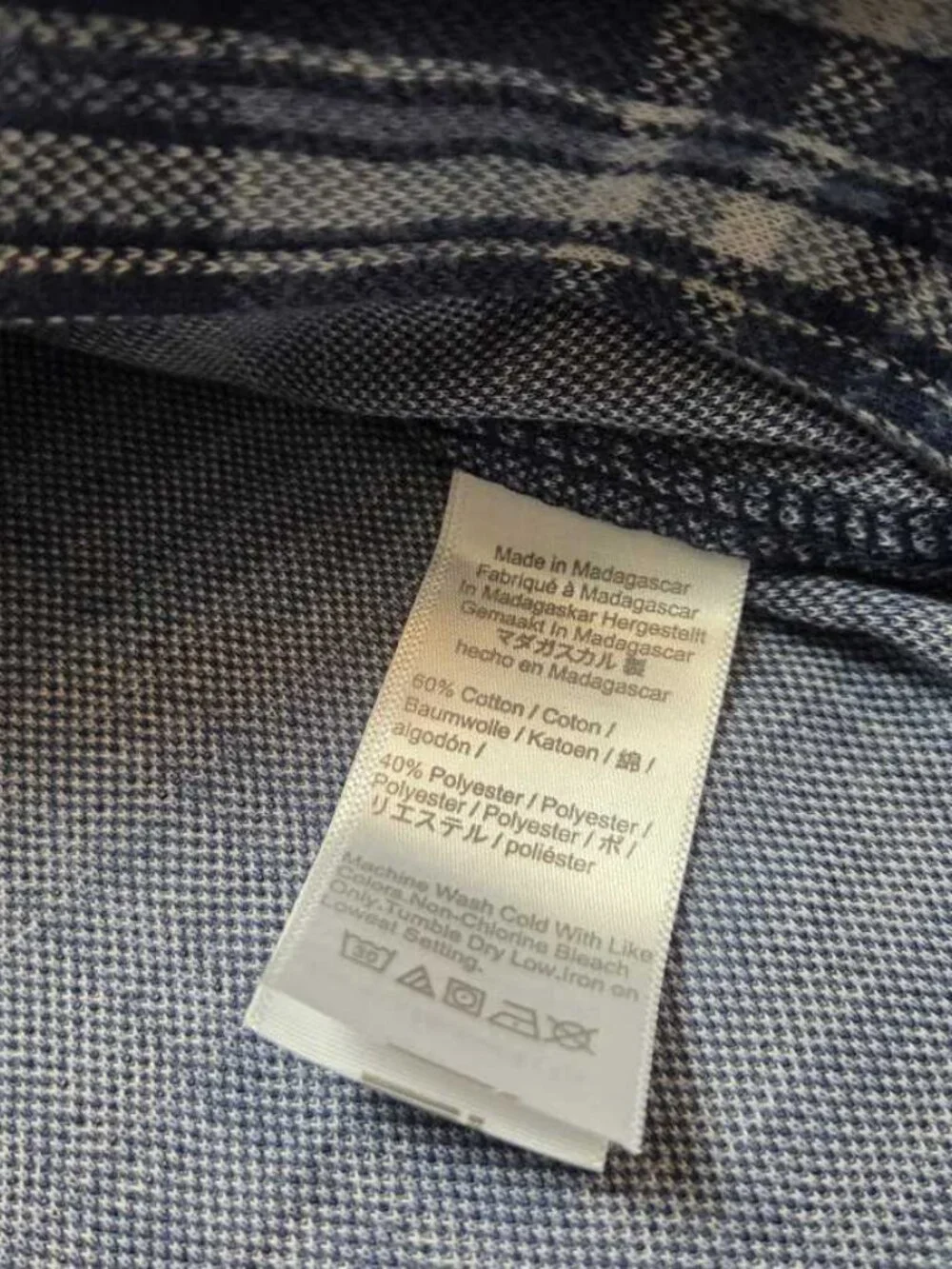 New M J.Crew lightweight Seaboard soft knit plaid button-up shirt in Seth Navy